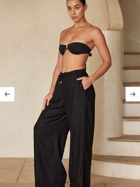 Monday Swimwear Black Tuscany Pants